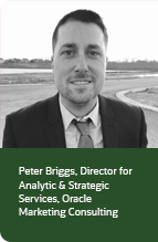 Peter Briggs, Director for Analytic & Strategic Services, Oracle Marketing Consulting