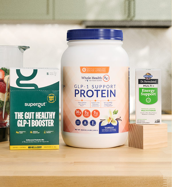 Supergut® The Gut Healthy GLP-1 Booster, Whole Health RX GLP-1 Support Protein, and Multi+ Energy Support. Shop for these products