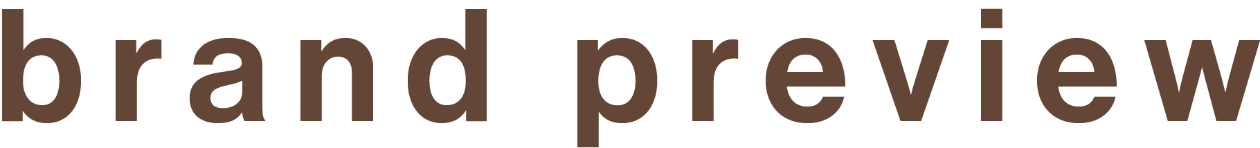 brand preview
