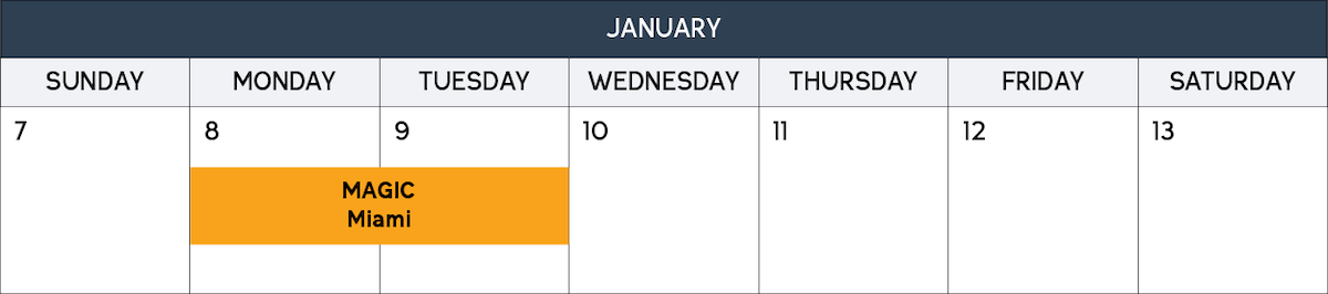MAGIC Miami | January 8-9, 2024