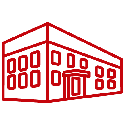 Red icon of Jorns Residence Hall