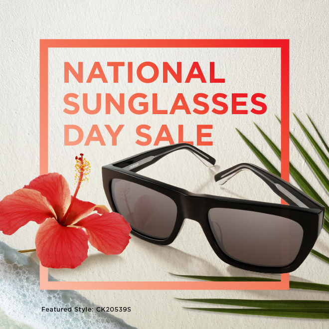 National Sunglasses Day Sale. Featured style: CK20539S