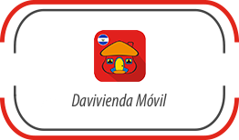 Imagen del ingreso en celular a la aplicación Davivienda Móvil