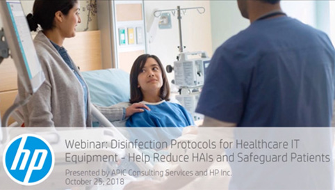 HP/HIMSS Webinar: Disinfection Protocols for Healthcare IT Equipment