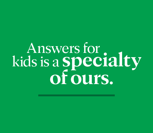 Answers for kids graphic