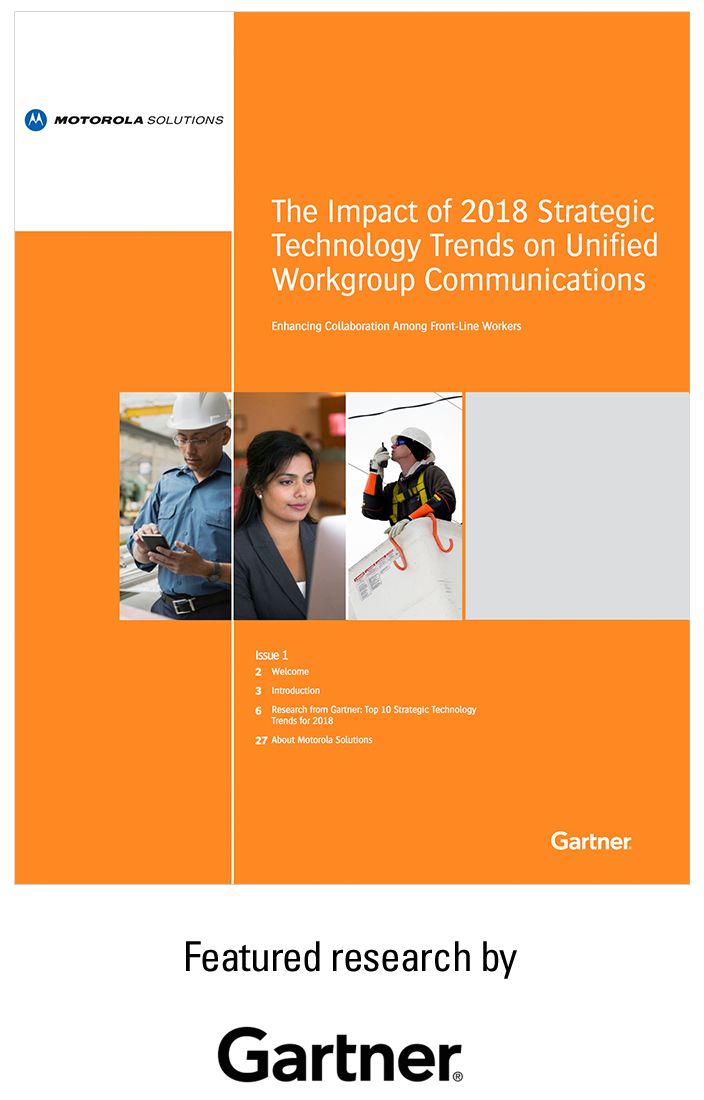 The Impact of 2018 Strategic Technology Trends on Unified Workgroup Communications