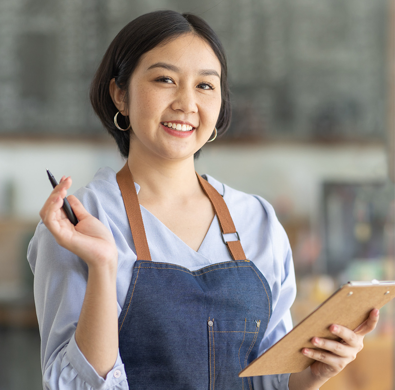 image of a female asian american business owner