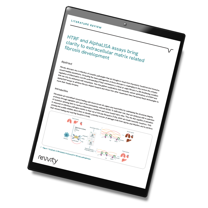 Download this application note to discover the role of the extracellular matrix in fibrosis disorder