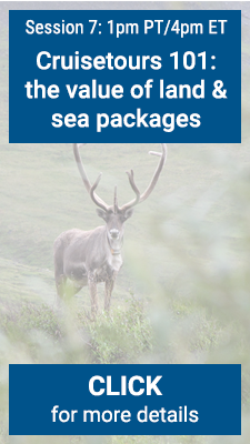 Cruisetours 101: the value of land & sea packages: 5/4/2021 @ 1pm PT