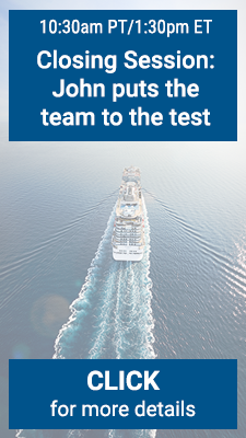 Closing Session: John puts the team to the test: 5/7/2021 - 10:30am PT