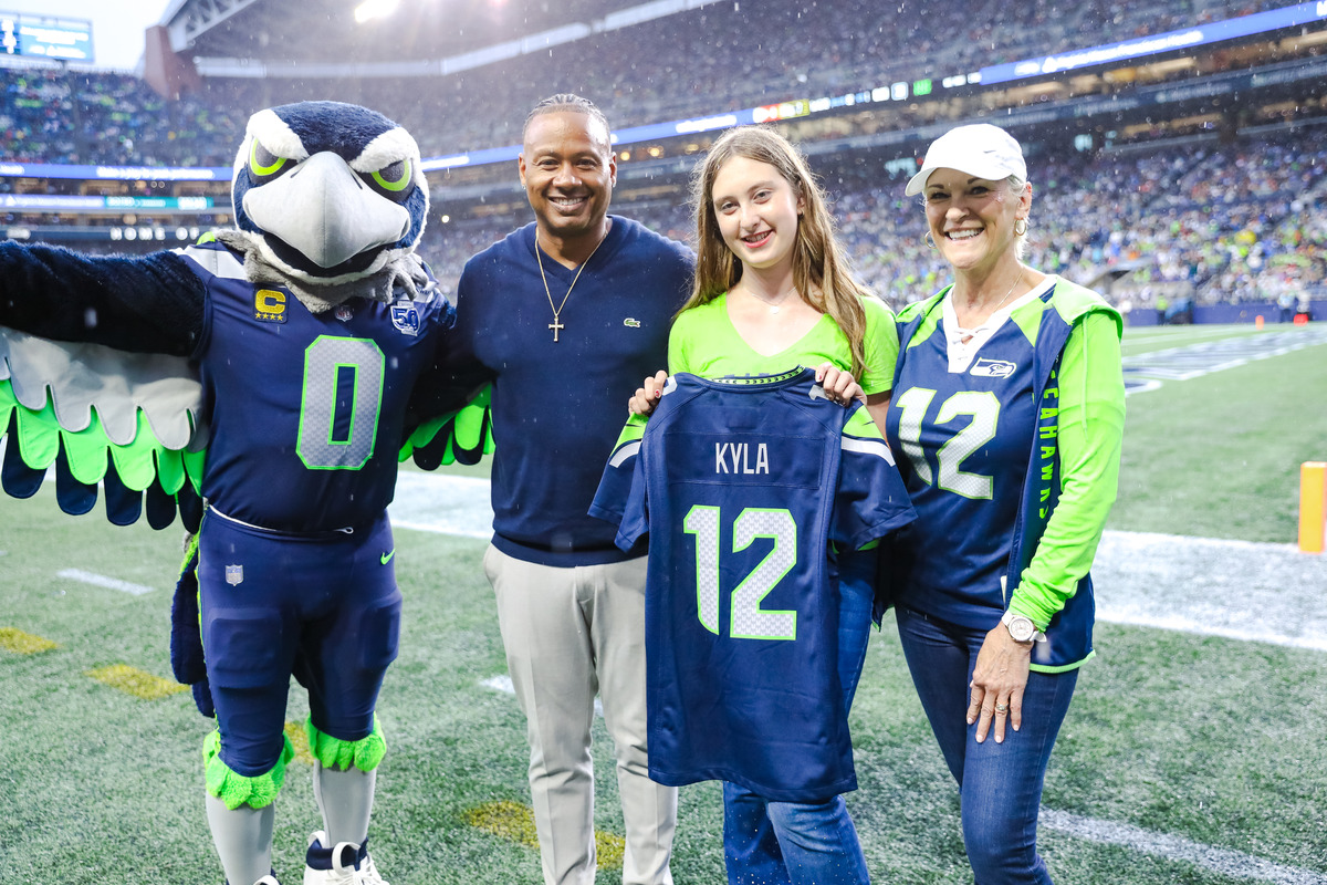 Summer Reading Challenge Winner is Recognized on Gameday