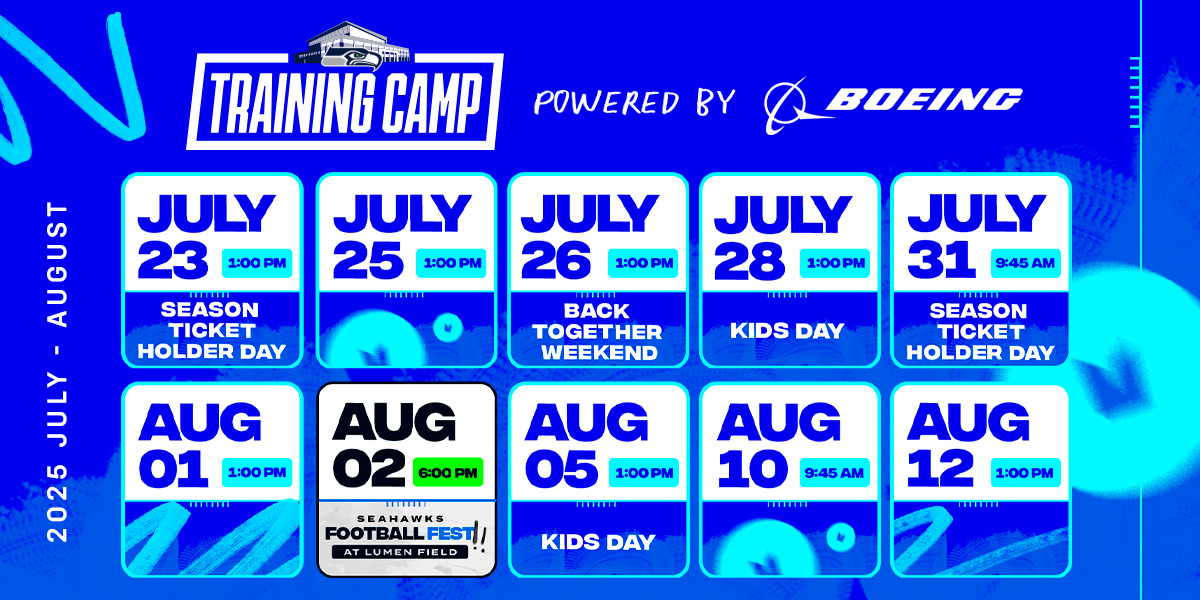 Training Camp Calendar