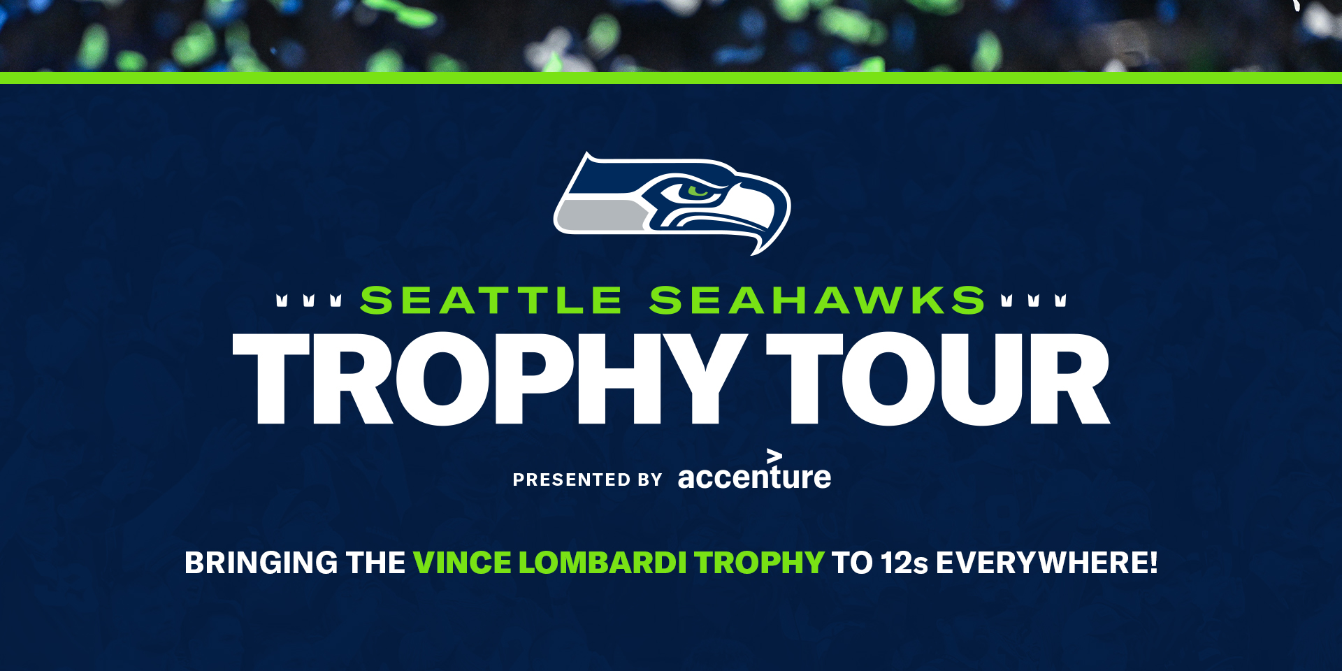The Seahawks Trophy Tour, presented by Accenture, is here