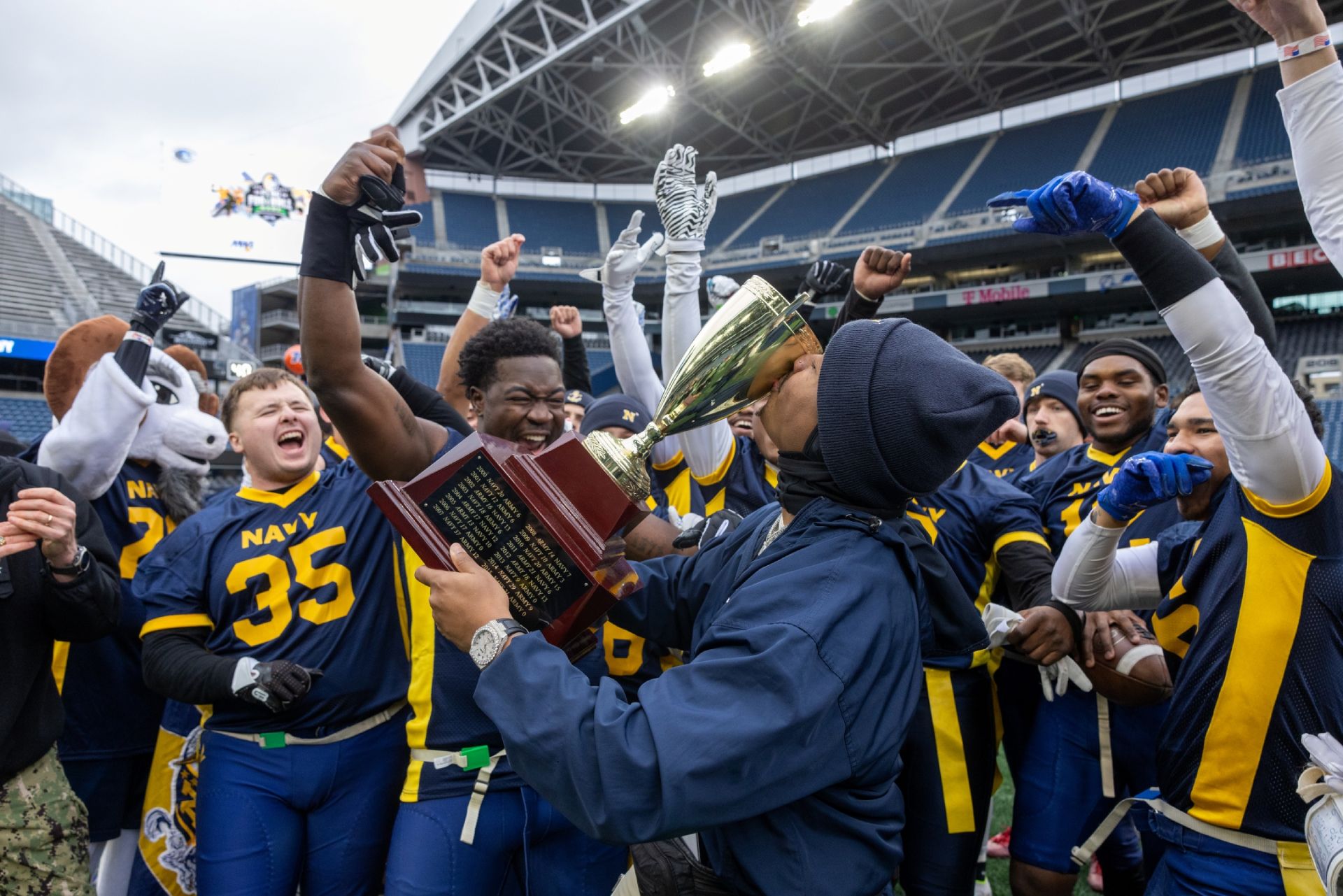 THE ARMY VS NAVY FLAG FOOTBAL GAME