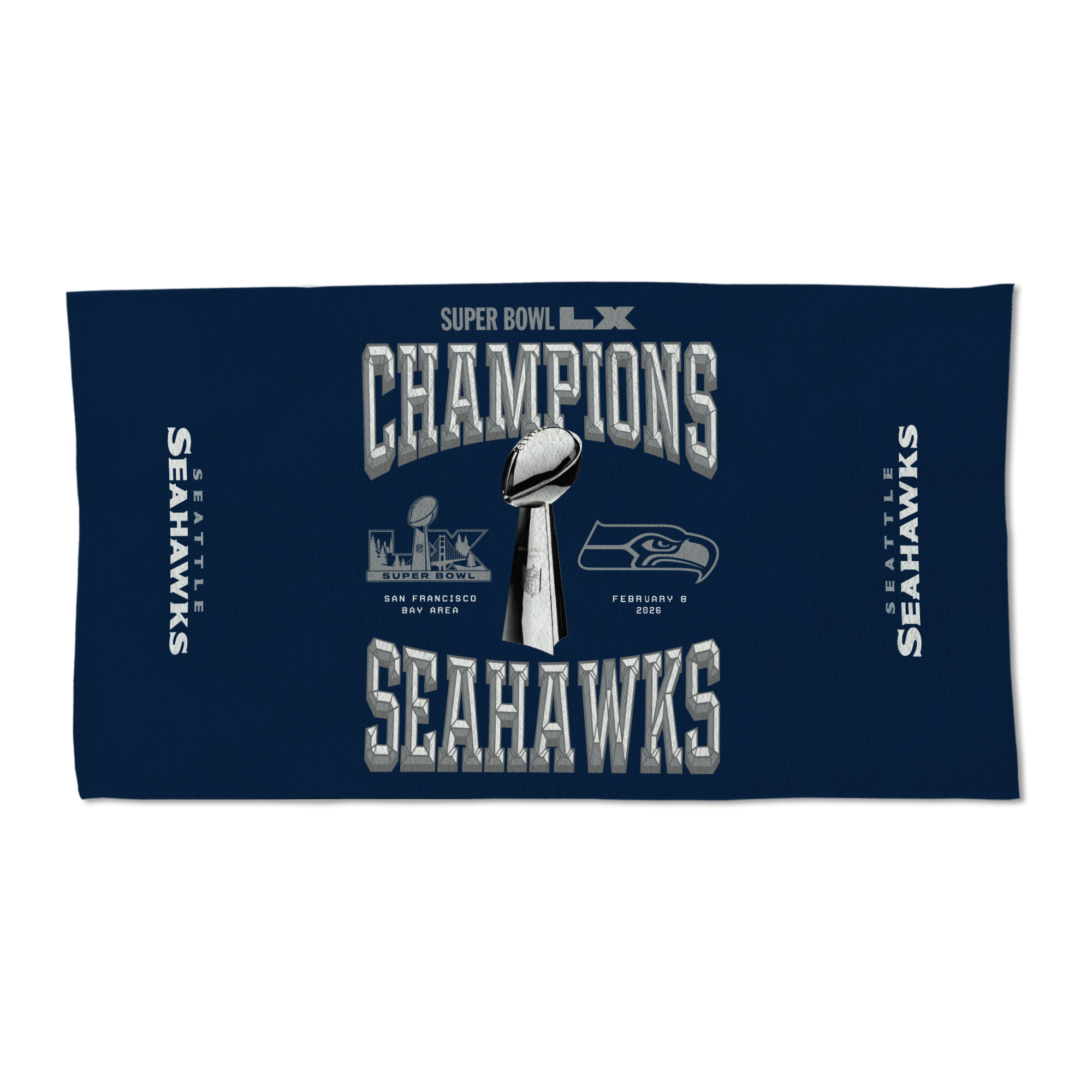 SUPER BOWL LX CHAMPIONS LOCKER ROOM TOWEL