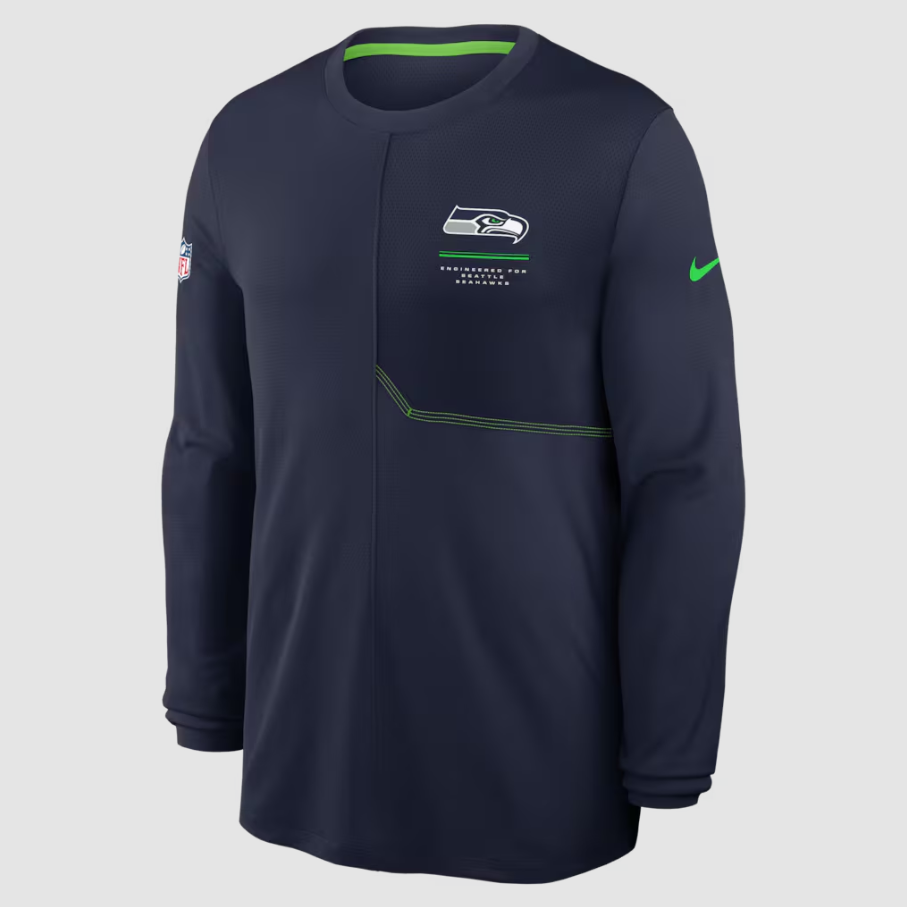 NAVY SIDELINE LONG SLEEVE