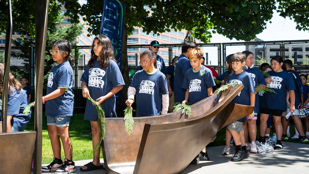 Seahawks Host Muckleshoot Tribe For Blessing Ceremony At Lumen Field