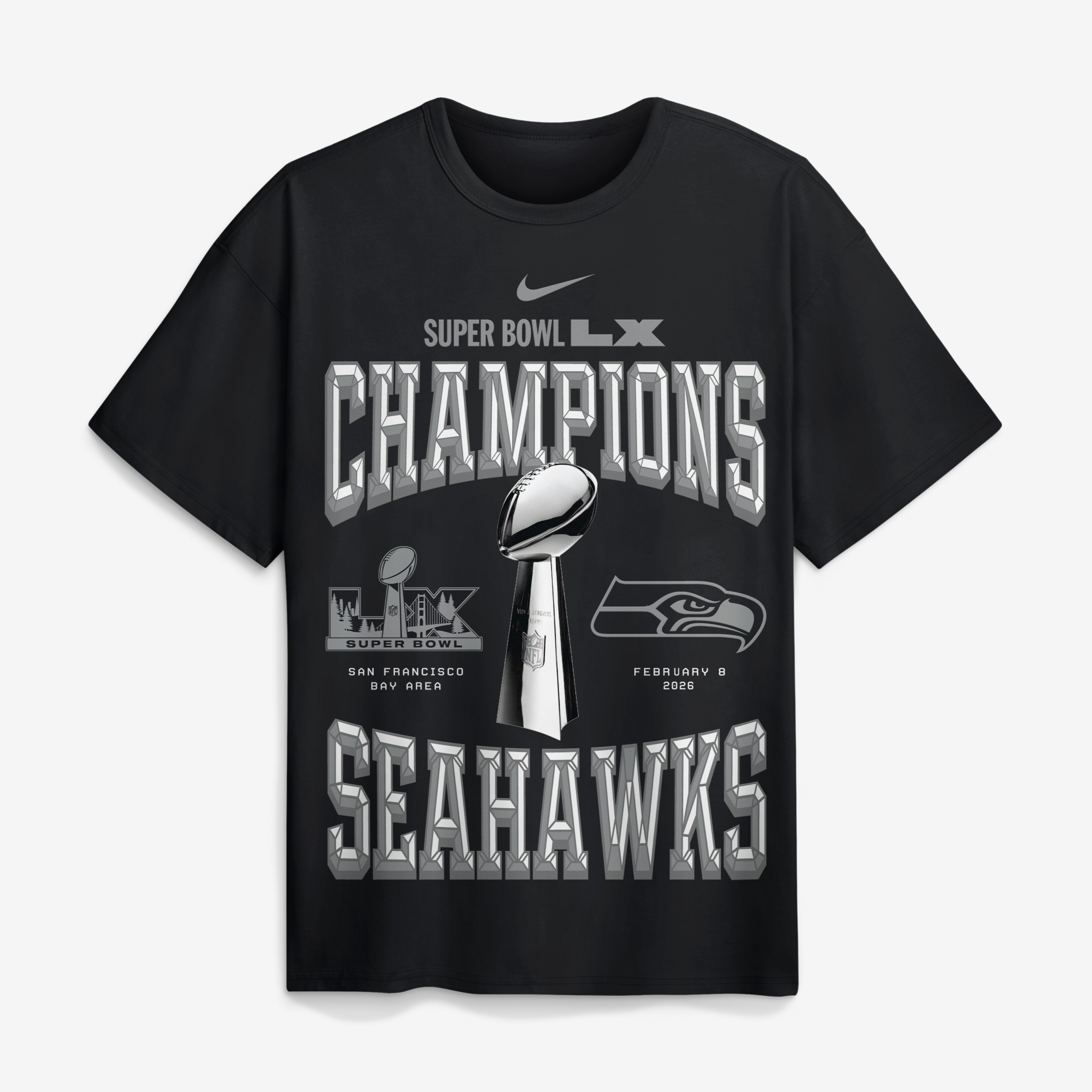 SUPER BOWL LX CHAMPIONS LOCKER ROOM TEE