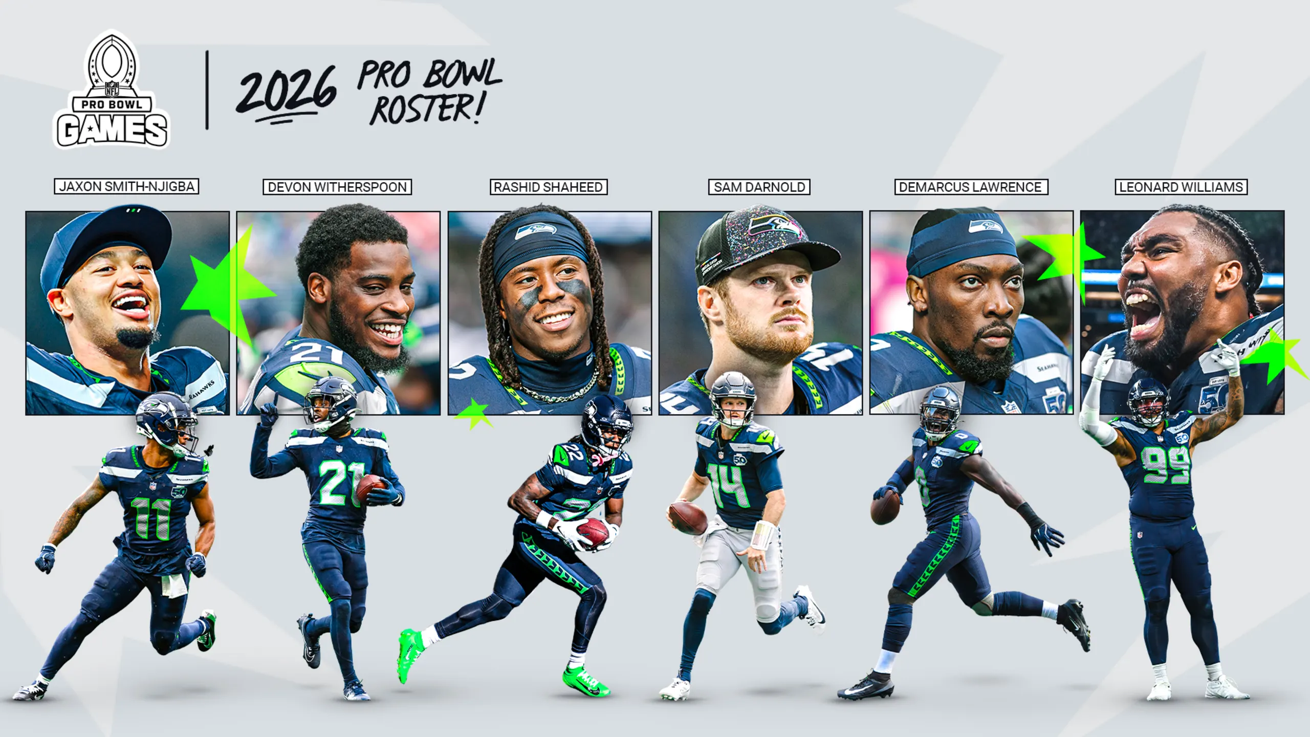 Six Seahawks Selected To 2026 Pro Bowl