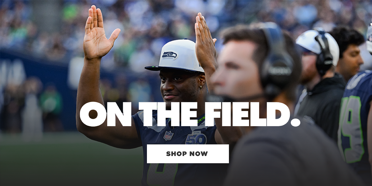 ON THE FIELD. | SHOP NOW