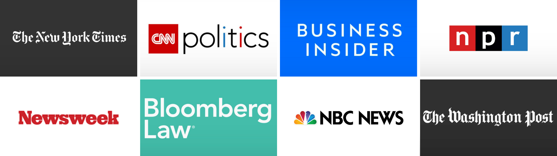 Media icons of Texas Law in the news