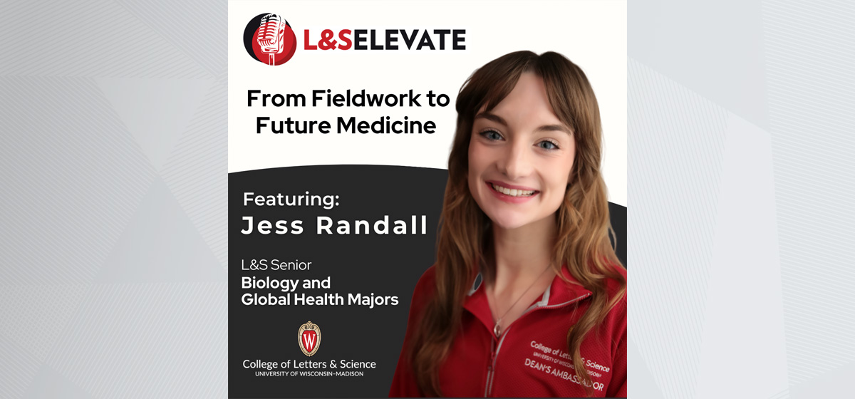 Jess Randall L&S Elevate podcast promo.