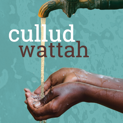Promotional poster for UW Theatre and Drama's production of cullud wattah.