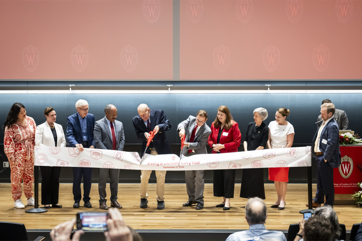 Irving & Dorothy Levy Hall ribbon cutting ceremony.