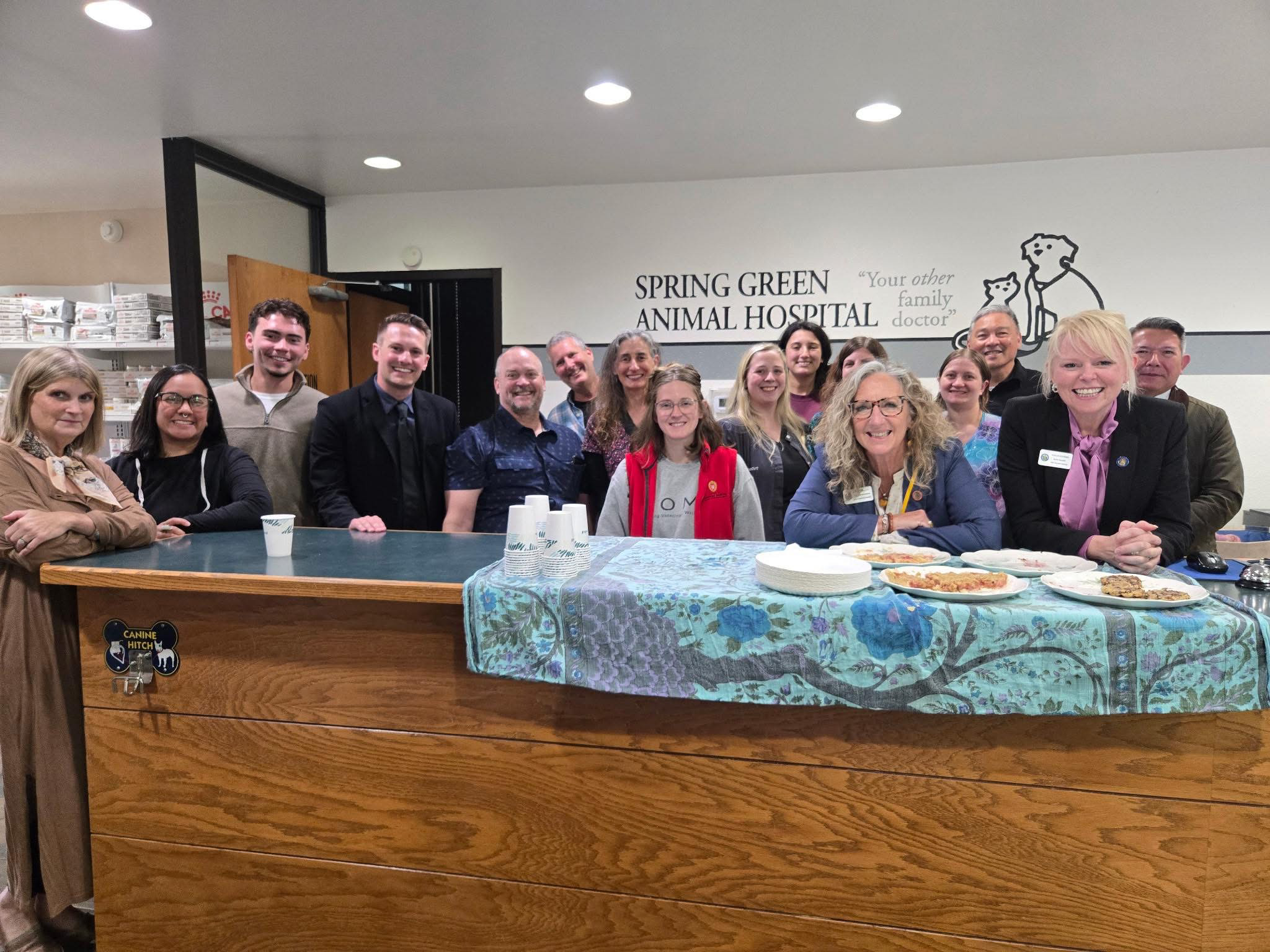 CVC staff with legislators.
