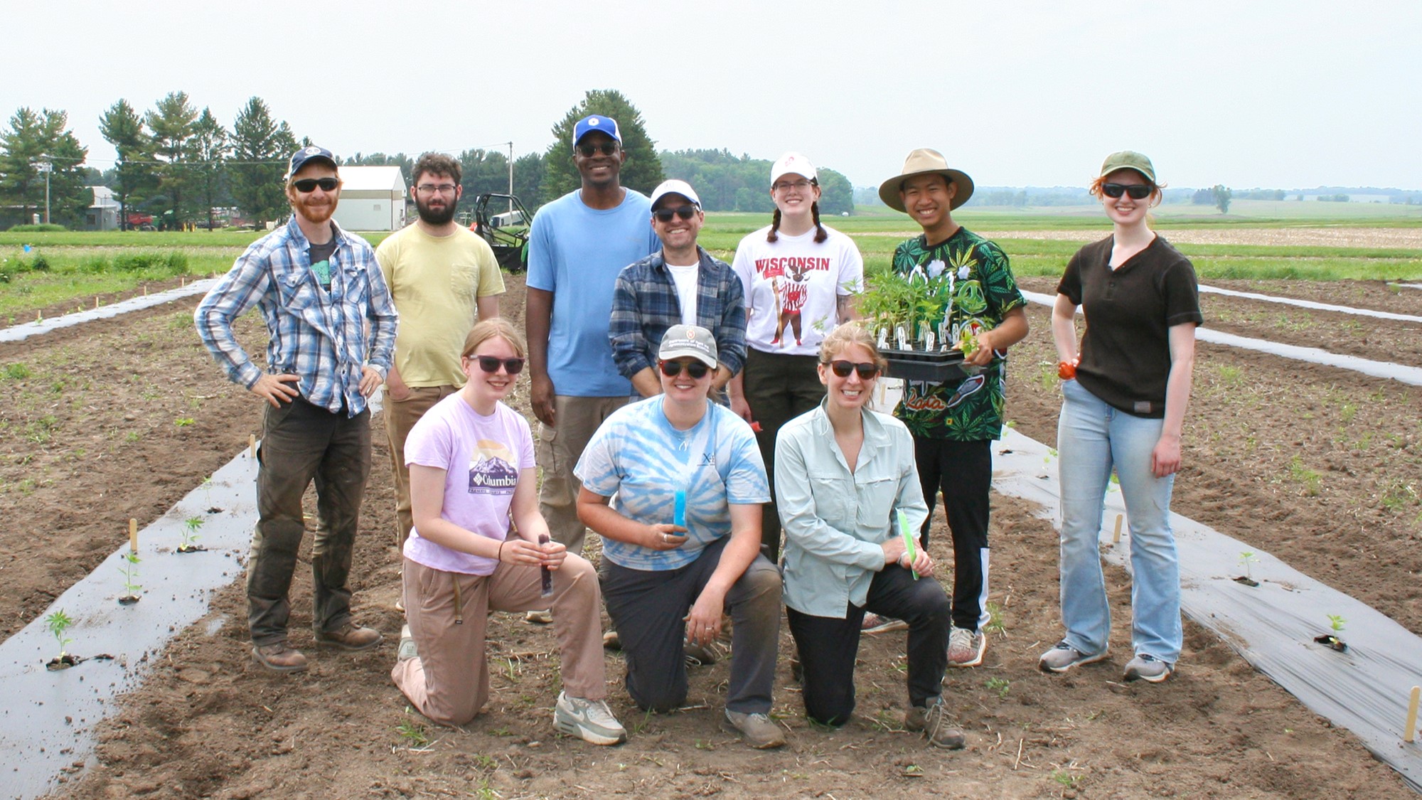 The Ellison team smiles and poses for a picture.