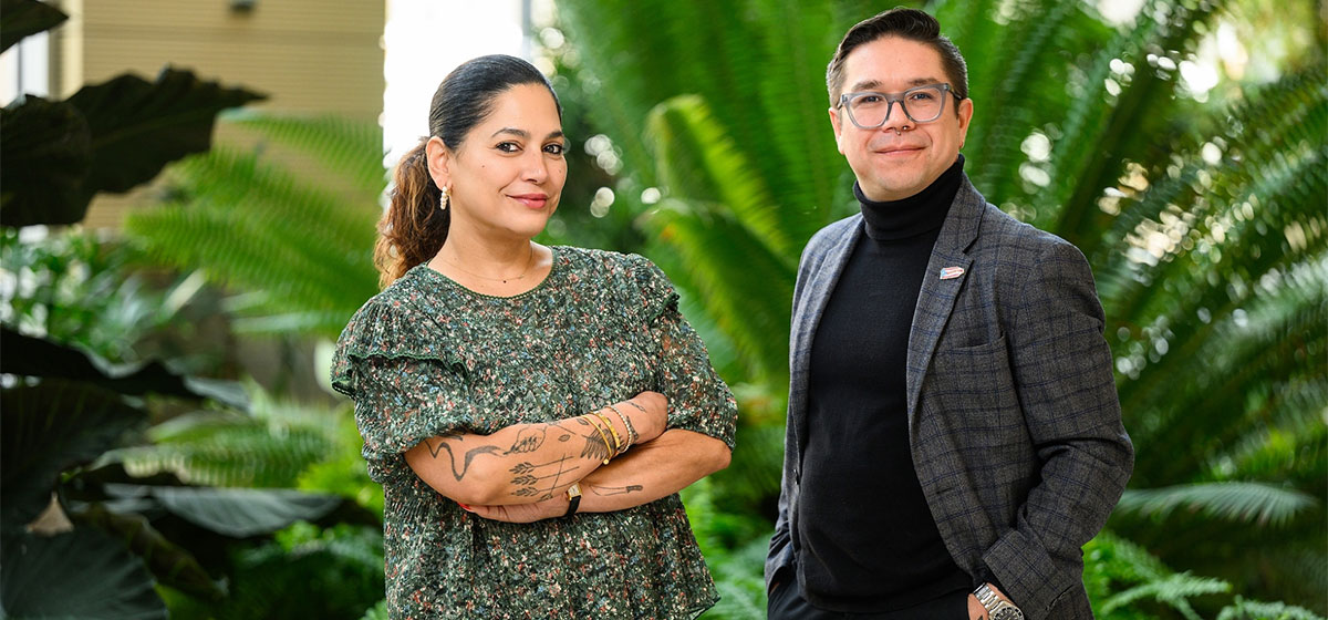 UW–Madison Professors Aurora Santiago Ortiz and Jorell Meléndez-Badillo.