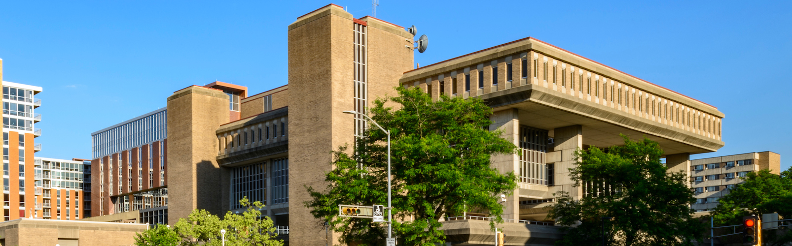 Vilas Hall on a sunny day