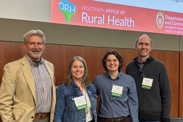 Jonathan L. Temte, Liz Bush, Hazel Behling, and John Eich.