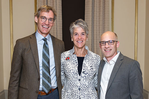 Drs. Dave Rakel, Christine Sinsky, and Brian Arndt.