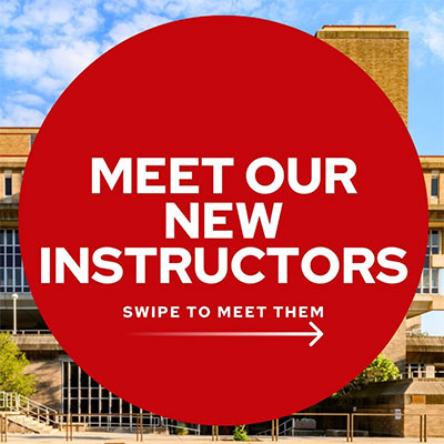 Meet our new instructors