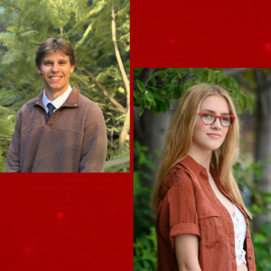 Sean Cervenka and Molly Anderson headshots