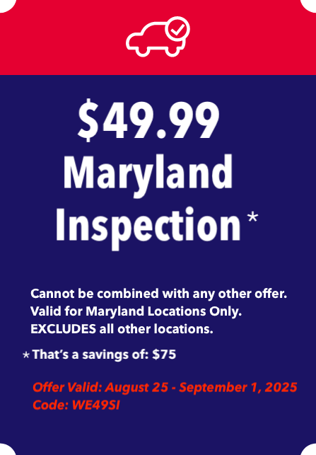 $49.95 MD inspection